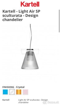 Dizajnová lampa - KartellLight Air SP sculturata - 3