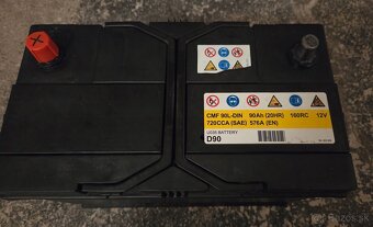 Autobateria z Hyundai Tucson 12V, 90Ah - 3