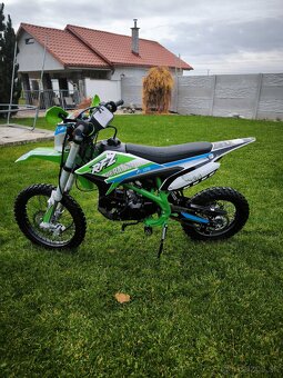 Pitbike 125cc 17/14 E-Start Zelená - 3