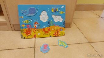 Predám drevené Puzzle pre najmenších - 3