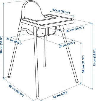 Ikea Antilop Stolička na kŕmenie - 3
