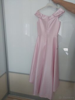 Spoločenské šaty bledoruzove - 3