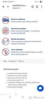 Stacionarny bycikel energetics CT680 - 3