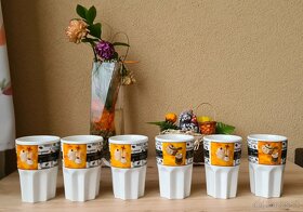Sada 6 porcelánových pohárov na kávu - 3
