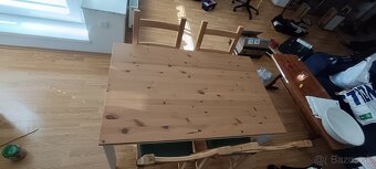 Stôl IKEA LERHAMN + stoličky IVAR - 3
