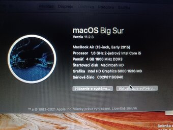 MacBook Air ( 13-inch, early 2015 ) 121 GB - 3