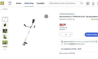 PARKSIDE PERFORMANCE®Aku krovinorez 2 v 1 40V PPFSA 40-Li B3 - 3