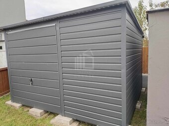 Záhradný domček s prístreškom - 3