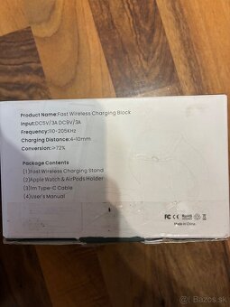 3v1 Rýchla bezdrôtová nabíjačka - 3