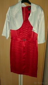 Červené šaty, veľkosť 44 - 3
