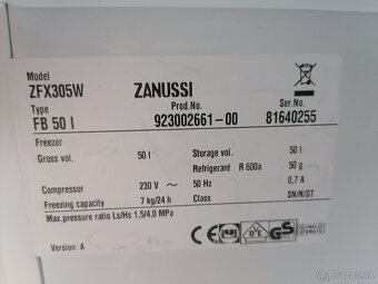 Mraznička Zanussi 50 L - 3