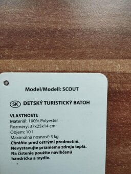 batoh turistický pre slečnu - 3