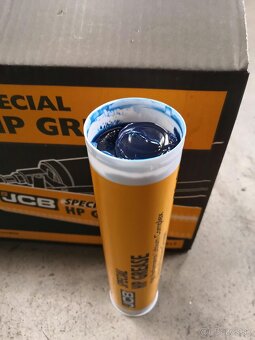 Vazelína JCB special hp grease modrá originál v tubách - 3