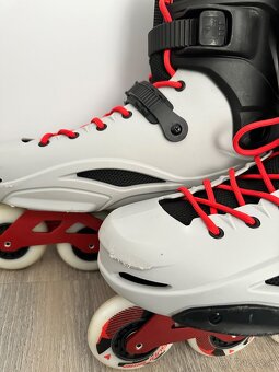 Predám pánske inline korčule Rollerblade RB PRO X grey/red – - 3