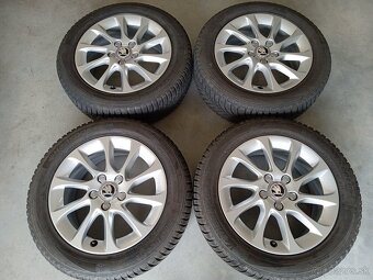 4ks zimne ALU 5x112 R16 6,5J ET46 Original AUDI SKODA VW - 3