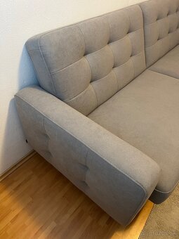 Sivá rozkladacia pohovka NAPPA 3F ako nová- PC 730 € - 3