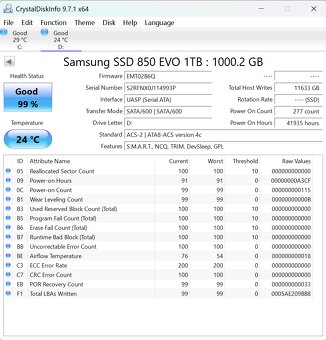 Samsung 850EVO 1TB - 3