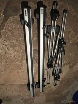 Thule strešné nosiče + 2x nosič bicyklov – Toyota RAV4 (2013 - 3