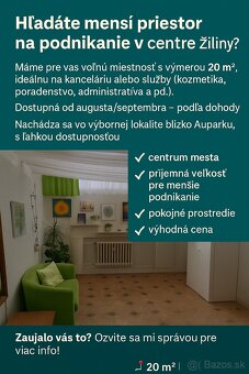 Prenájom priestoru v centre mesta - 3