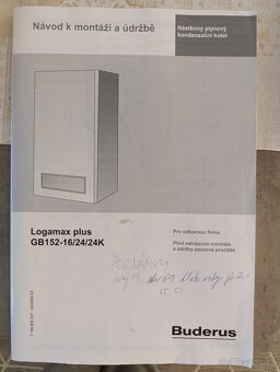 Predám nástenný plynový kondenzacny kotol BUDERUS. - 3