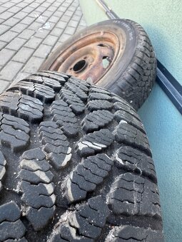 Sada zimné pneu plechové disky 4x108 165/70 R13 - 3
