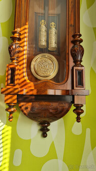 starožitné hodiny nástenné G.B. 1899 - 3