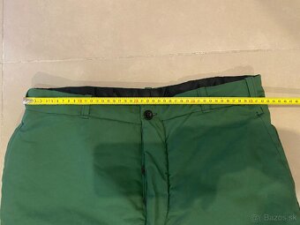 Zelené zateplené pracovné nohavice. - 3