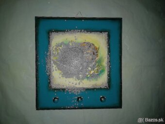 Retro obrazy, vešiak vintage - 3