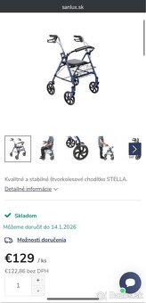 Štvorkolesové chodítko STELLA - 3