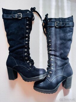 Semišové čižmy, číslo 38 - 3