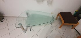 Konferenčný stolík sklenený - 3