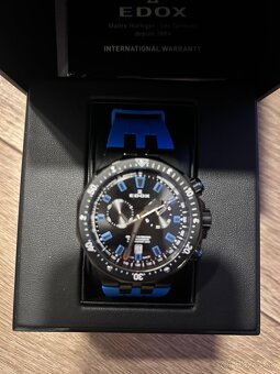 Potapačské hodinky Edox chronograph delfin - 3