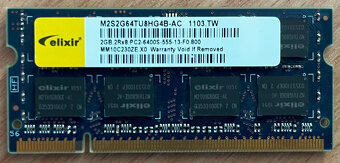 Ram DDR2 800/667/533/400 MHz SODIMM - 3