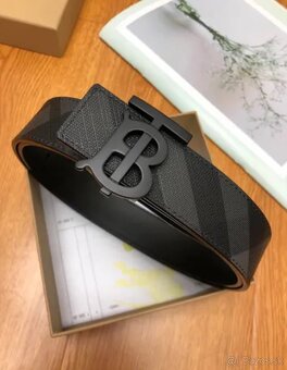 Burberry Monogram Black belt opasok - 3