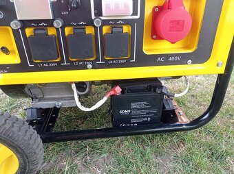 Elektrocentrála + ELEKTRICKÝ ŠTARTÉR STANLEY SG 5500 - 3