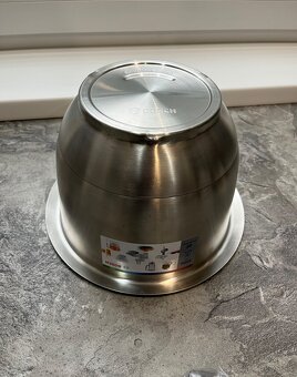 Nerezová misa na miešanie a kryt Bosch MUZ5ER2 Nová mum 5 - 3