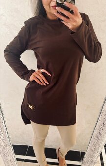 Damska jemnunka talianska tunika choco - 3
