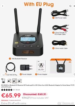 Bluetooth audio prijímač - 3
