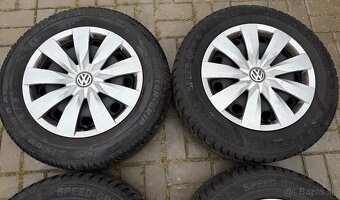 Zimná sada 5x112 r16 VW group 215/60 r16 99H + ORIG PUKLICE - 3