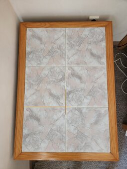 Konferenčný stolík s dlažbou - 3