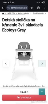 Stolička pre deti na kŕmenie - 3