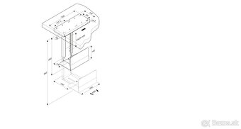 Predam otocny drziak PC pod stol Roline G35 - 3