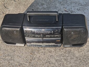 X BASS  SHARP prenosné rádio FM STEREO SURROUND - 3