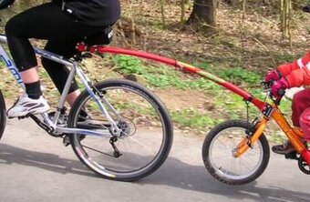 Detská ťažná tyč na bicykel TRAIL GATOR - 3