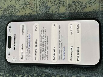 Predam alebo vymenim iPhone 16 Black, 128gb - 3