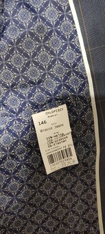 Chlapčenský oblek 146 a biela košeľa veľkosť 146 - 3