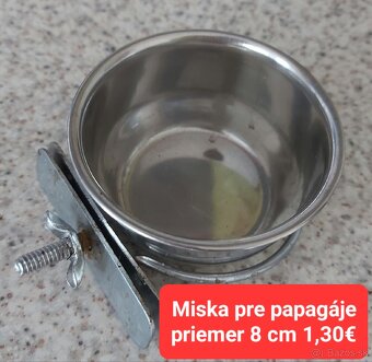 Predám nerezovu misku pre vtaky - 3