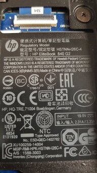 HP 840 G2 LCD , obal , wifi modul, dok. - 3