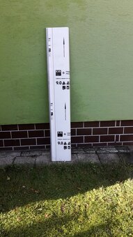 Parapety vonkajšie - plechové, biele - NOVÉ 2ks - 3