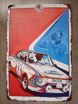 Škoda 130RS/LR,120L/LS,100L,110R,1203,Felícia retro tabuľka - 3